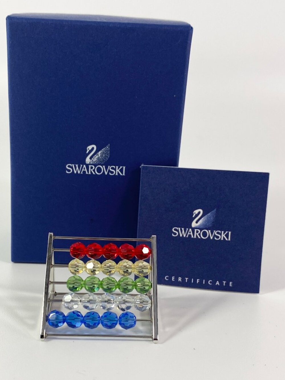 SWAROVSKI Miniature Crystal Abacus 692829 in Original Box